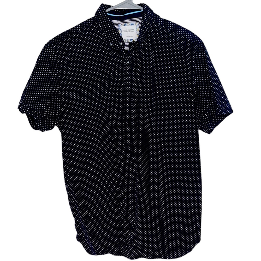 Cactus Man Short Sleeve Button Up